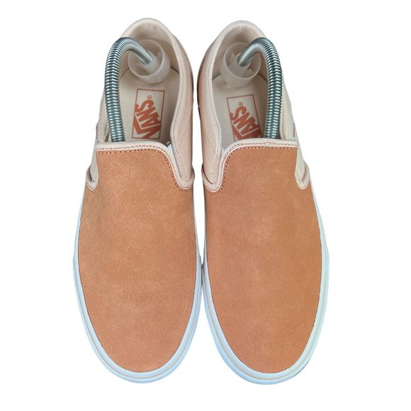 VANS Asher Platform Color Block Peach Slip On Shoes Women's Sizes 6 - 11 - Picture 7 of 9